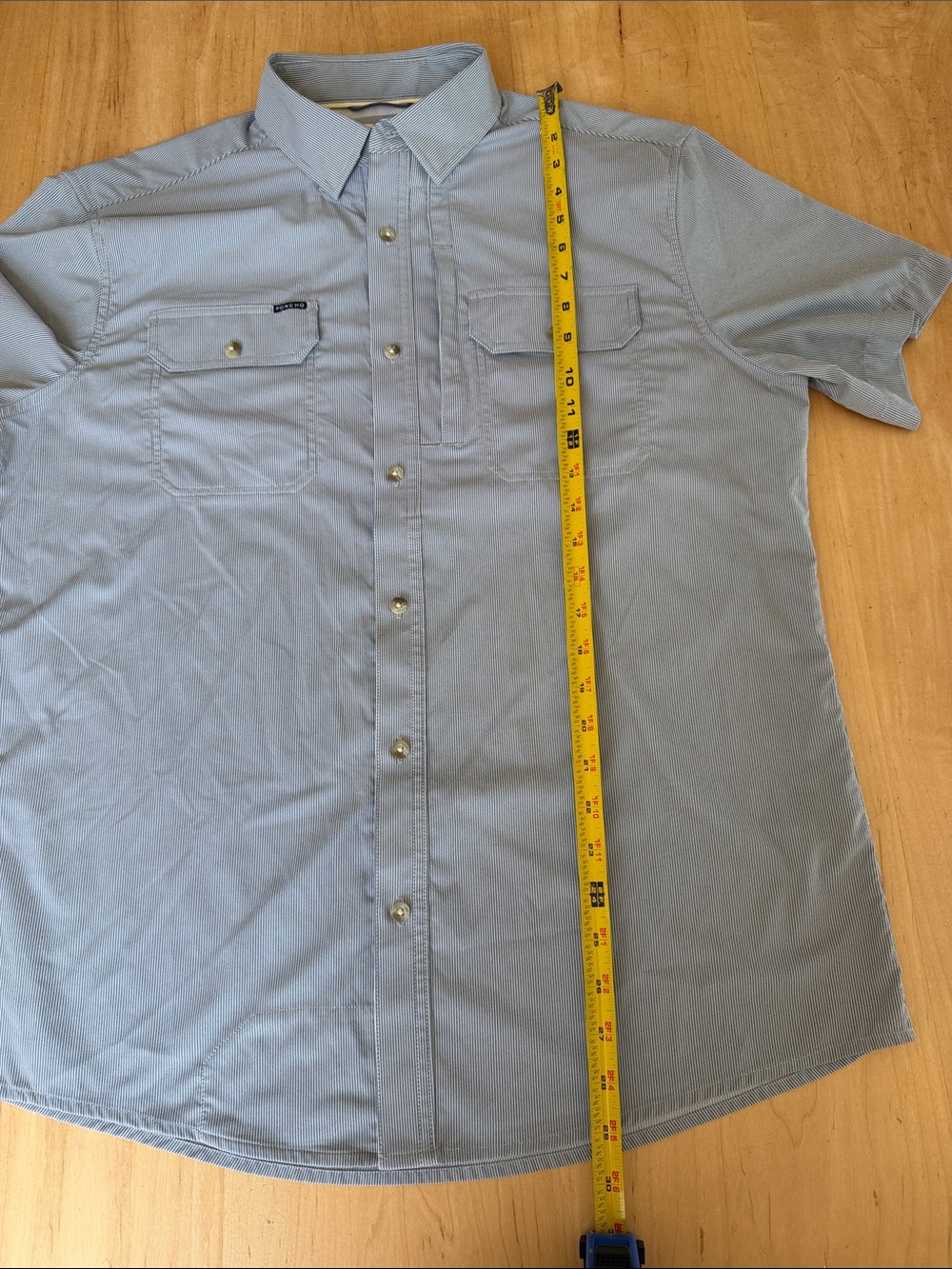 Poncho Men’s Short Sleeve Button-Up Shirt - Picture 6 of 8